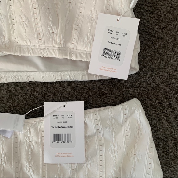Andie Swim Bikini Set Swimsuit - Belmar Top and High Waisted Bottom Coco- XL NWT - Picture 3 of 5
